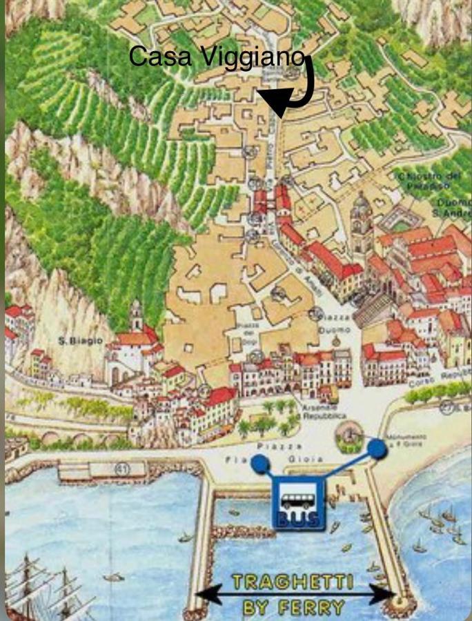 شقة Casa Viggiano In The Heart Of أمالفي المظهر الخارجي الصورة
